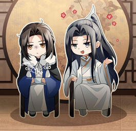 Chibi Cui Buqu is thinking about strangling chibi Feng Xiao and finally getting some peace and quiet